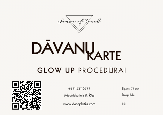 Sejas procedūrai Glow UP