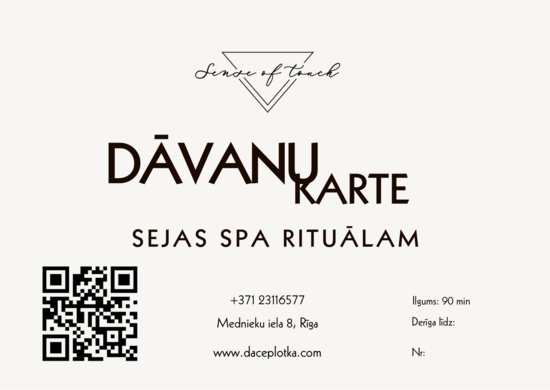 Dāvanu karte SEJAS SPA RITUĀLAM