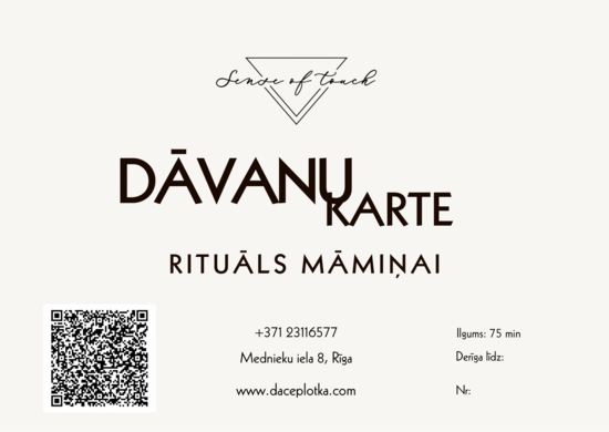 Jaunums: RITUĀLS MĀMIŅAI