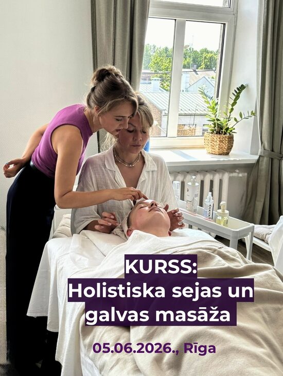 Klātienes KURSS: Holistiska sejas un galvas masāža 